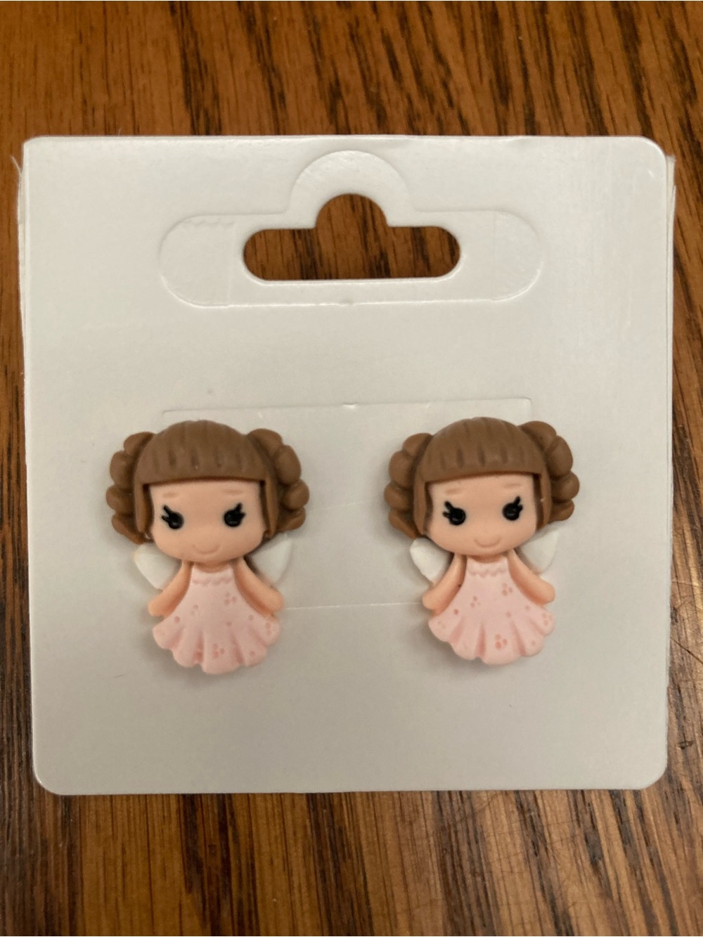 💫🧚🏼‍♀️💫Cute Princess Leia Fairy Girl Stud Earrings - NWT